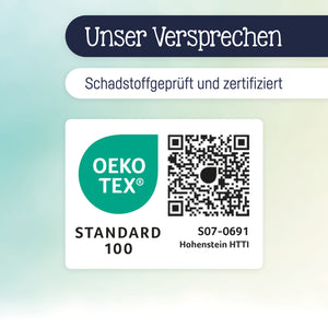 Stillkissen mit Knopf, Organic Wild Friends