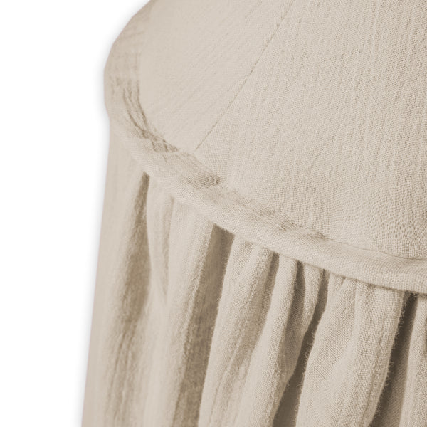 Canopy made of cotton muslin, sand