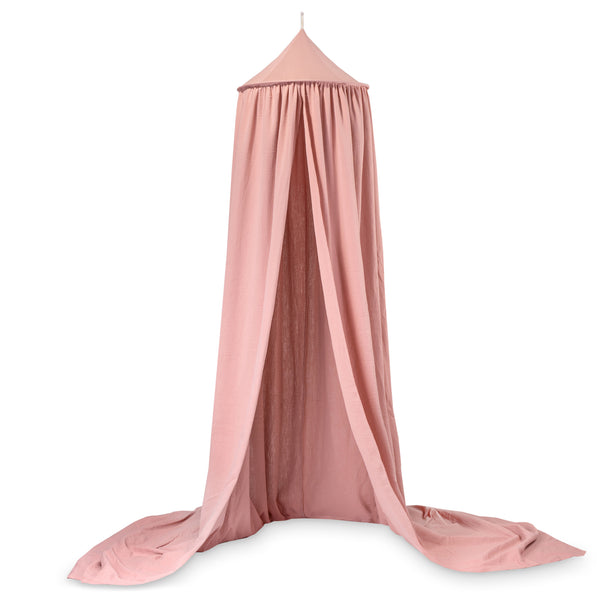 Canopy made of cotton muslin, dusty rose