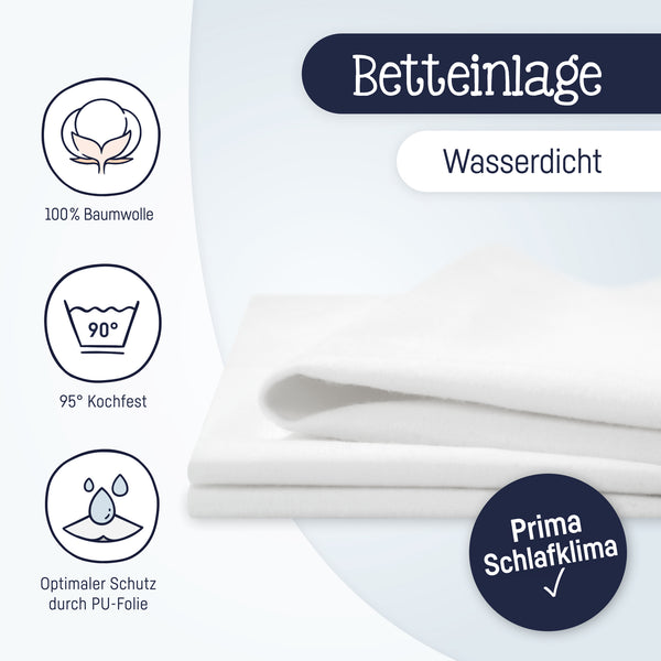 Wasserdichte Betteinlage