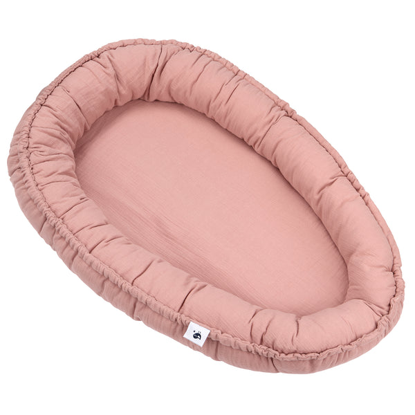 Julius Zöllner Musselin Kuschelnest NIDO, Dusty Rose