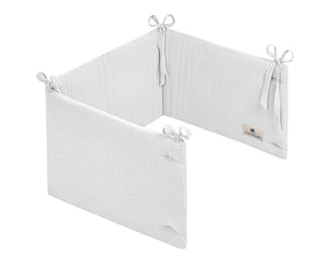 Nestchen aus Baumwollmusselin, Grau