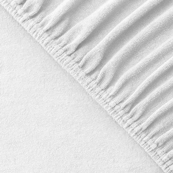 Fottee stretch bed sheets for baby mattresses 60x120 to 70x140cm, white