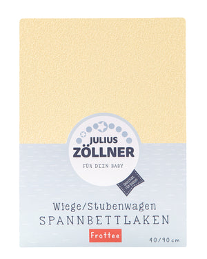 Frottee Spannbettlaken für Wiege und Stubenwagen von 90/40 cm