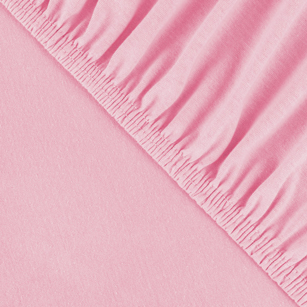 Jersey stretch bed sheets for cradles & Stubenwagenmatratzen 90x 40 cm, pink