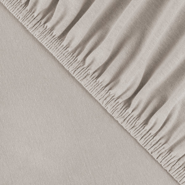 Jersey stretch bed sheets for cradles & Stubenwagenmatratzen 90x 40 cm, taupe