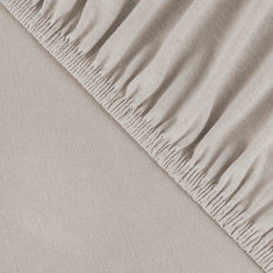 Jersey fitted sheet for cradles and bassinet mattresses 90x 40 cm, taupe