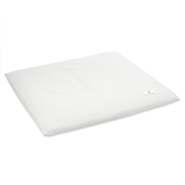 Cover Wrap pad/2-Keil-Mulde from Musselin, Ivory
