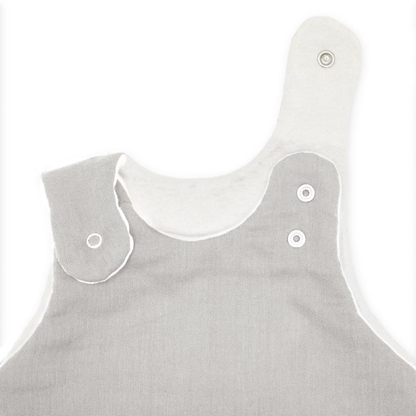 Babyschlafsack aus Baumwollmusselin - Grau