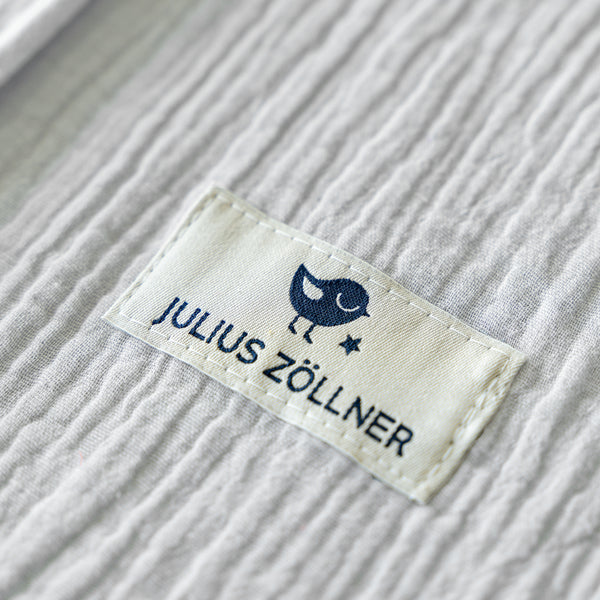 Sommerschlafsack aus Baumwollmusselin, Grau