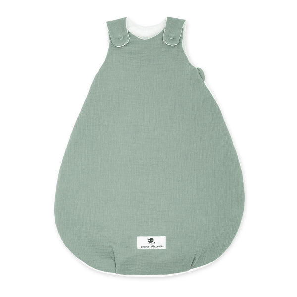Babyschlafsack aus Baumwollmusselin - Grün