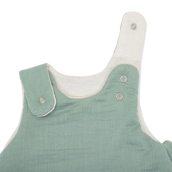 Babyschlafsack aus Baumwollmusselin - Grün