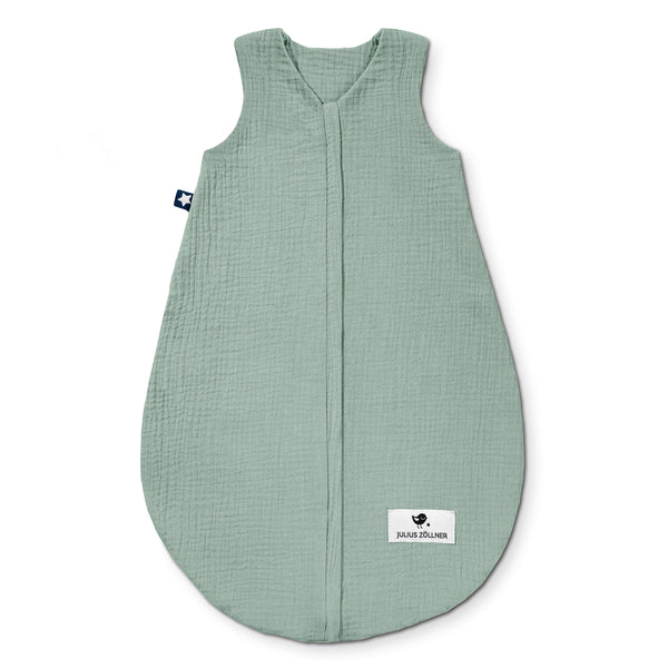 Summer sleeping bag made of cotton, green