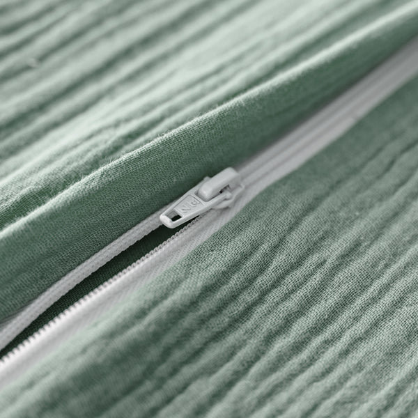 Summer sleeping bag made of cotton, green