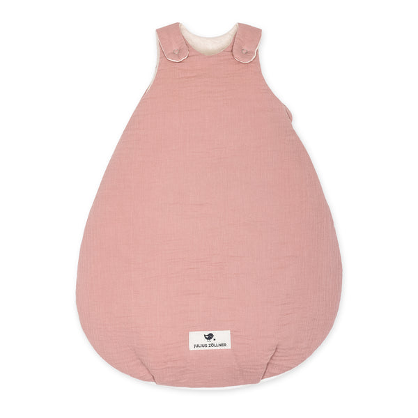Julius Zöllner Musselin Babyschlafsack, Dusty Rose