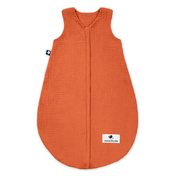 Sommerschlafsack aus Baumwollmusselin, Rost