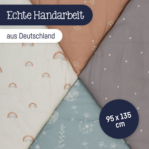 Organic play mat, patchwork