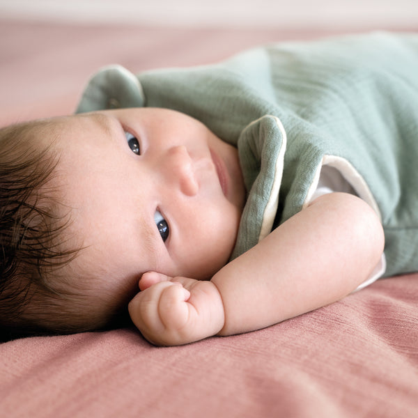 Crawling blanket, dusty rose