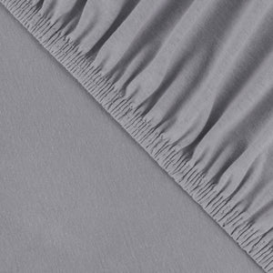 Jersey Spannbettlaken für Babymatratzen 60x120 bis 70x140cm, Anthracite