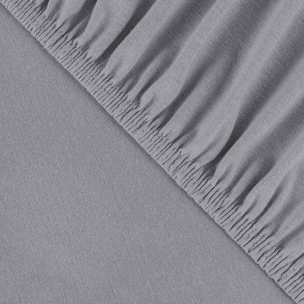 Jersey stretch bed sheets for baby mattresses 60x120 to 70x140cm, Anthracite