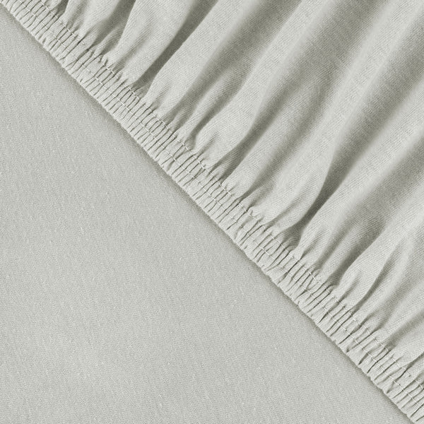 Jersey stretch bed sheets for baby mattresses 60x120 to 70x140cm, light grey