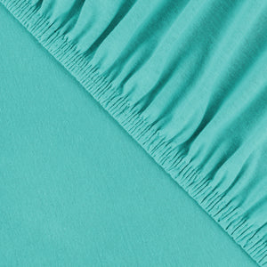 Jersey Spannbettlaken für Babymatratzen 60x120 bis 70x140cm, Mint