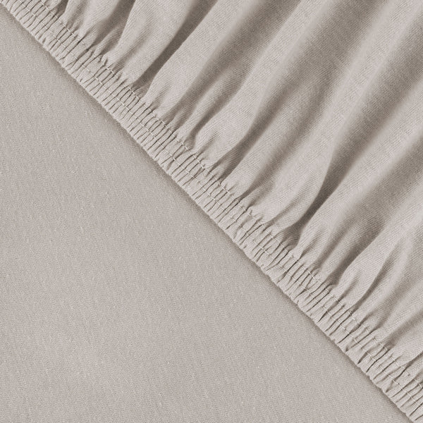 Jersey Spannbettlaken für Babymatratzen 60x120 bis 70x140cm, Taupe